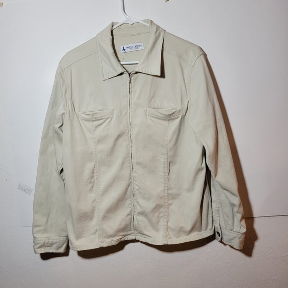 Marsh Landing Zip Front Jacket Size Medium womens - Picture 8 of 8